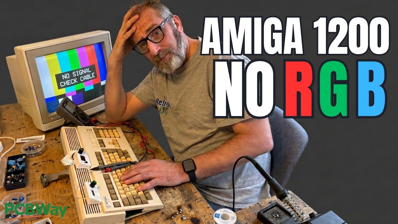 У этой Amiga 1200 не было RGB-видеокарты… Пока я не нашел вот это.