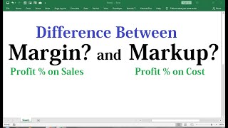 margin vs markup calculator excel screenshot 5