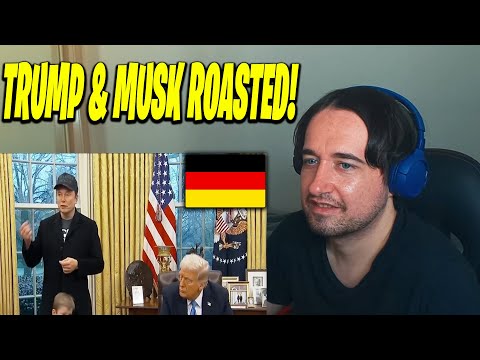 DONALD TRUMP & ELON MUSK ROASTED BY GERMAN TV SHOW (Reaction to German Political Satire)