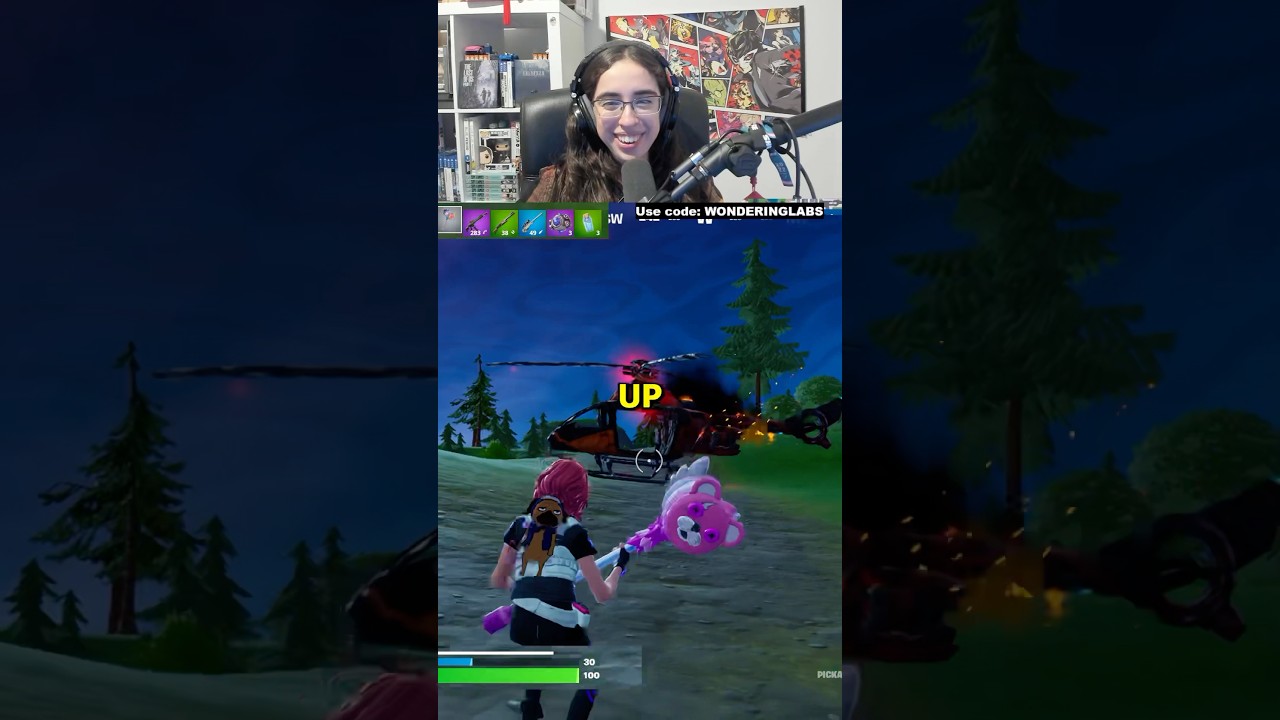 THE HELICOPTER IS SO FUN  #fortnite