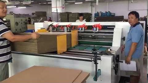 lead edge feeding thin blade slitter scorer machine Four knives and six lines 1