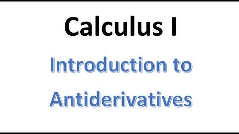 MAT220 Antiderivatives Power Rule