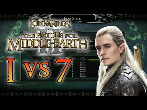 1 Elves vs 7 Brutals | The Battle for Middle Earth II