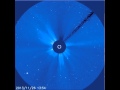 Комета ISON (Вид со спутника)