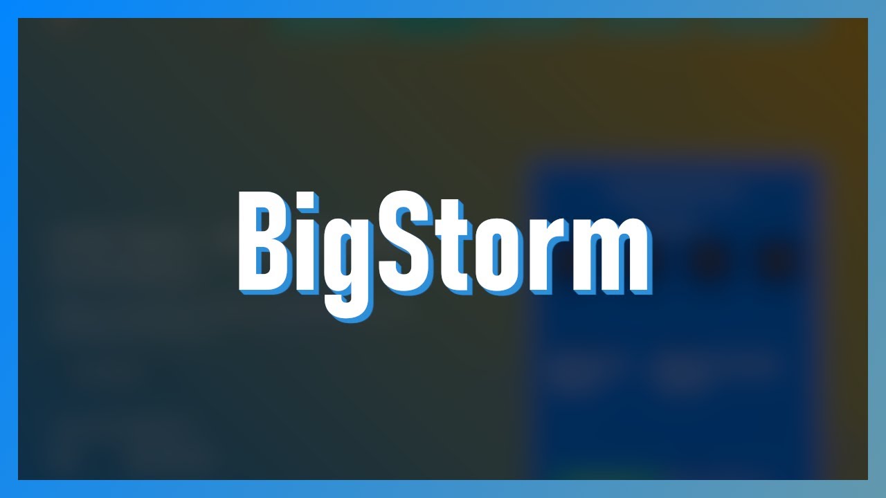 BigStorm - Building IDO platform on BSC!