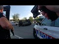 Officers Ram Shooting Suspect During Pursuit.