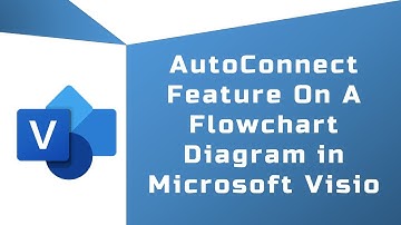Microsoft Visio - Auto Connect Feature On A Flowchart Diagram