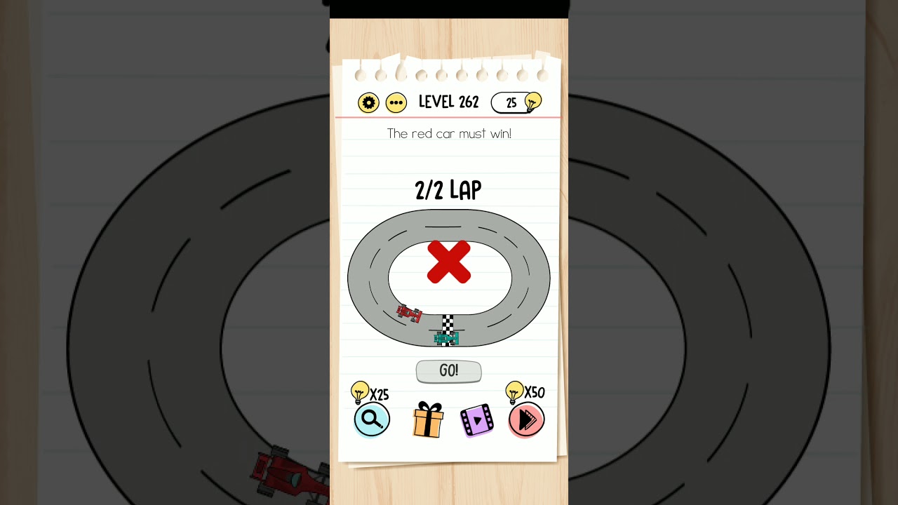 Brain Test | Level 262 | The red car must win!