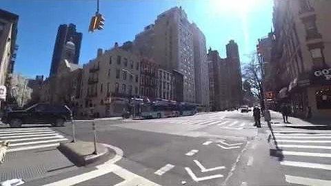 Carl Schurz Park, Gracie Mansion and East River Promenade in NYC, March 21, 2020