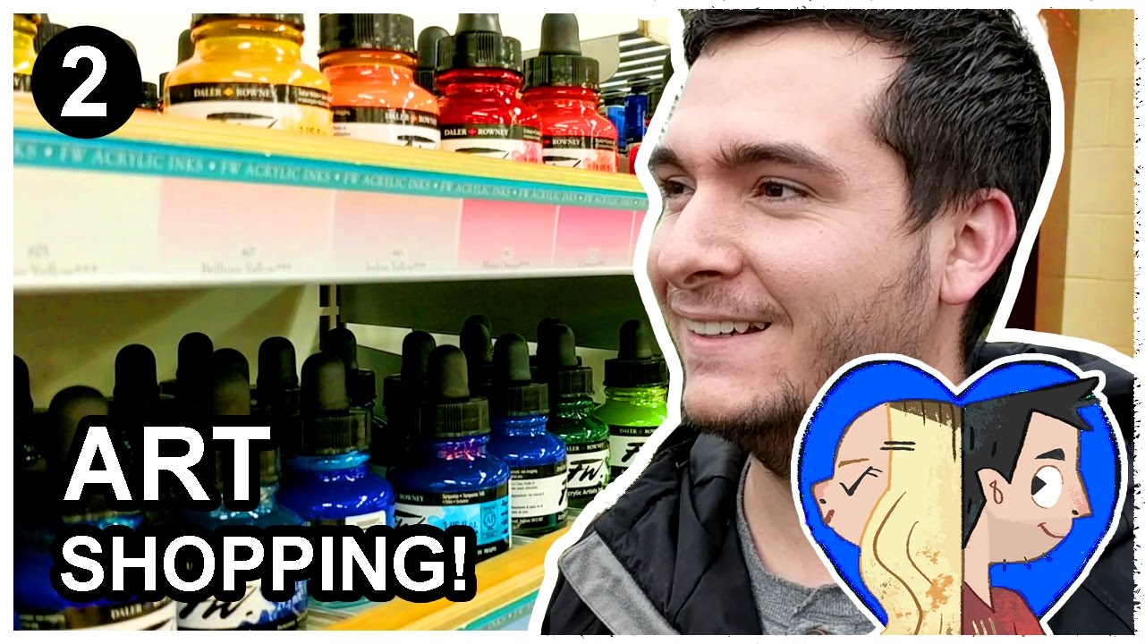 Shopping for ART SUPPLIES in the UK YouTube