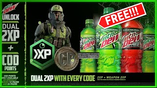 HOW TO GET THE MW2 MTN DEW SKIN + MORE FOR FREE!!!