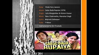Wado Karo Jaanam - Sabse Bada Rupaiya (1976)