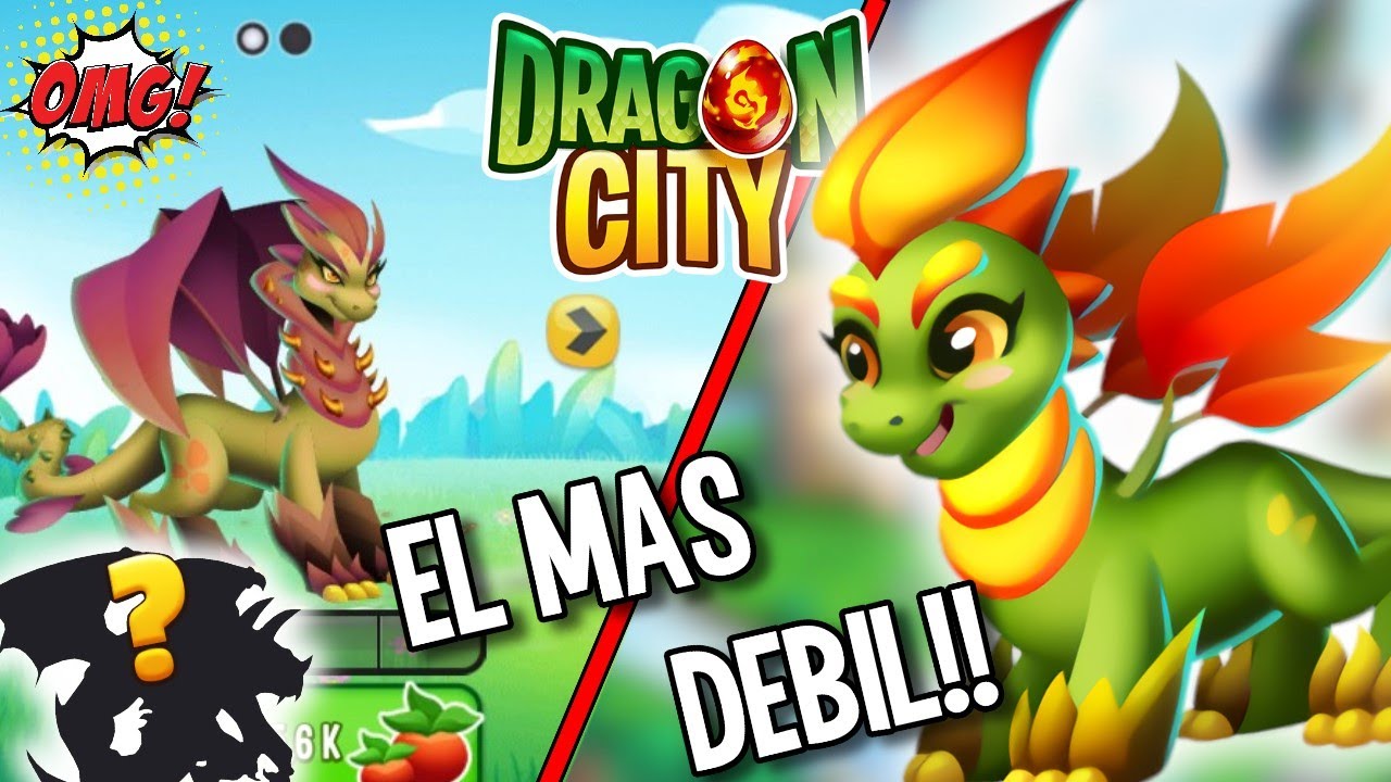 Este DRAGON es EL MAS DEBIL y Curioso de Dragon City!!!