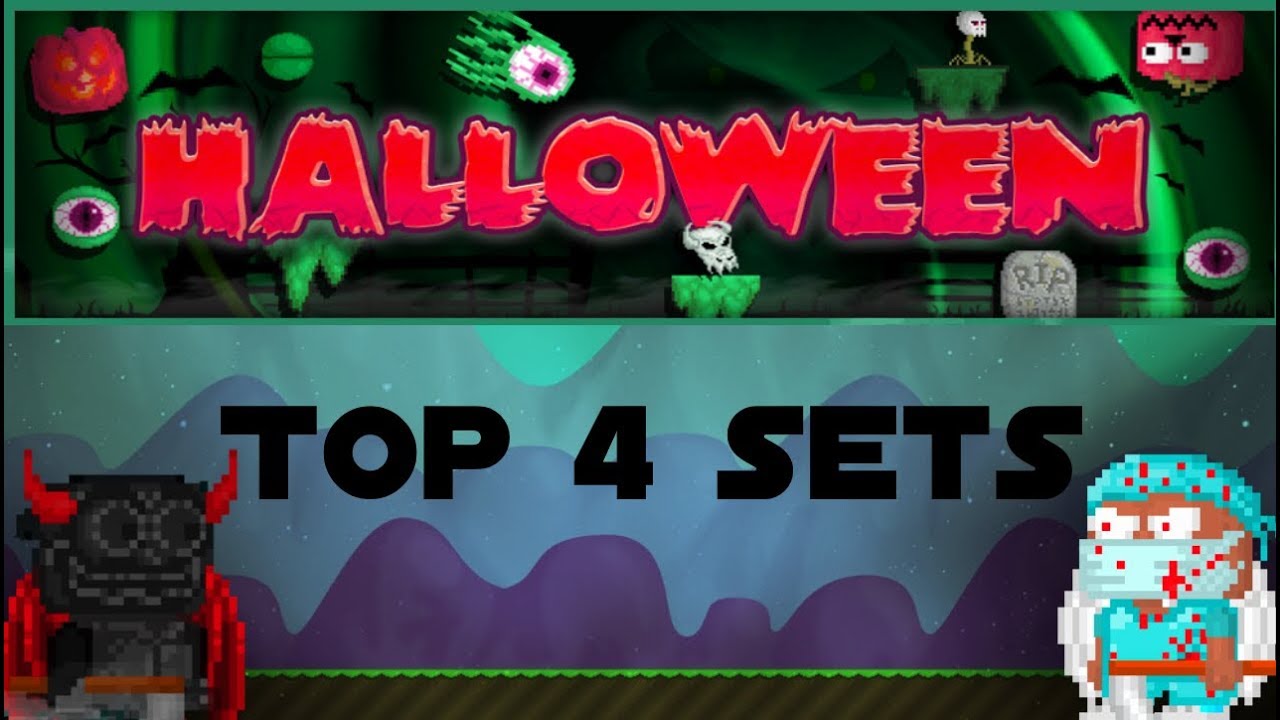 Growtopia | Top 4 Halloween Sets! - YouTube