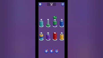 Nuts Sort Master Level 23 Walkthrough | Nuts Sort Level 23