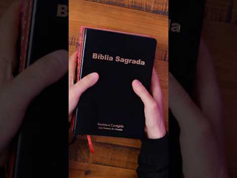 Vídeo: Bíblia Sagrada Slim | ARC | Capa Luxo Vinho