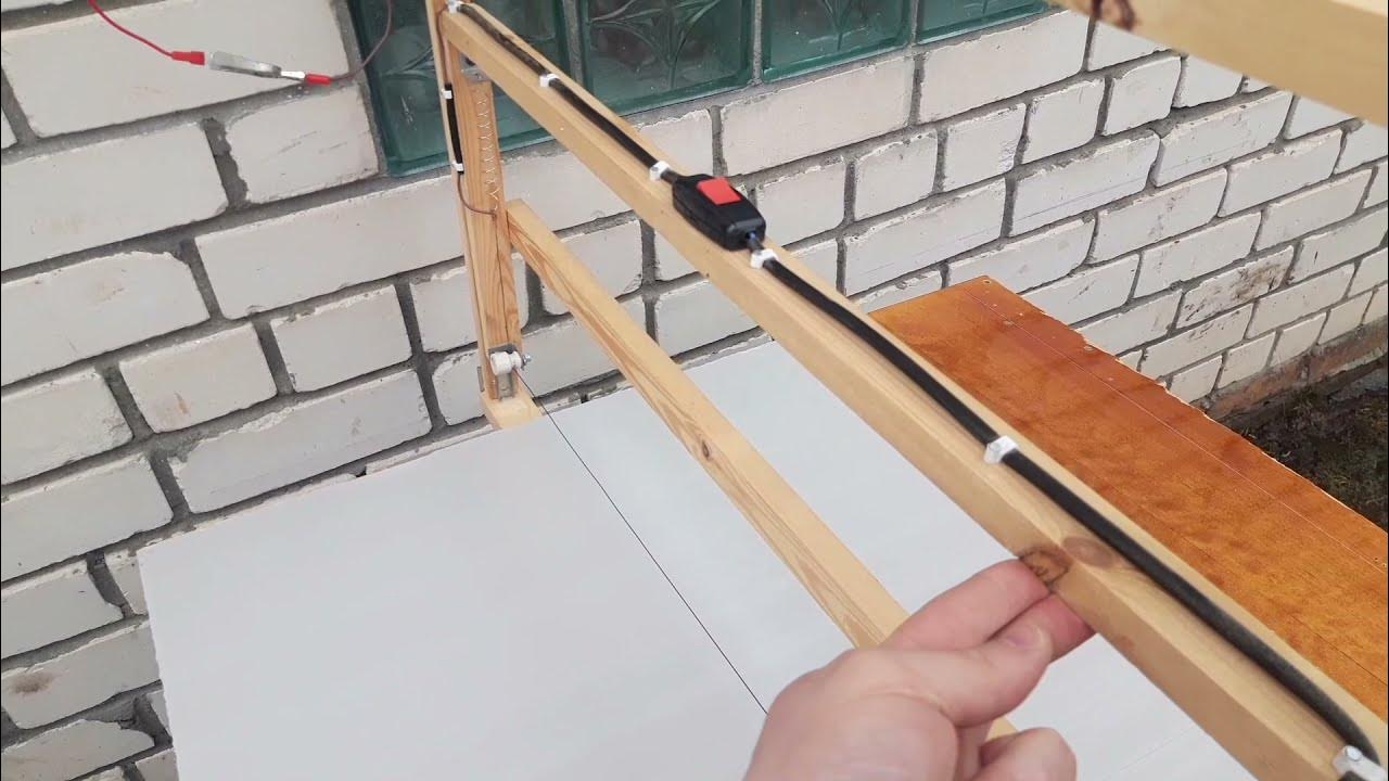 Станок для резки ЭППС. - YouTube