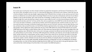 📖 Bible Isaiah 58 KJV | The Fast That Pleases God