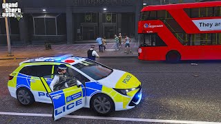 London Bus KNIFE ATTACK! | UK GTA 5 LSPDFR Mod