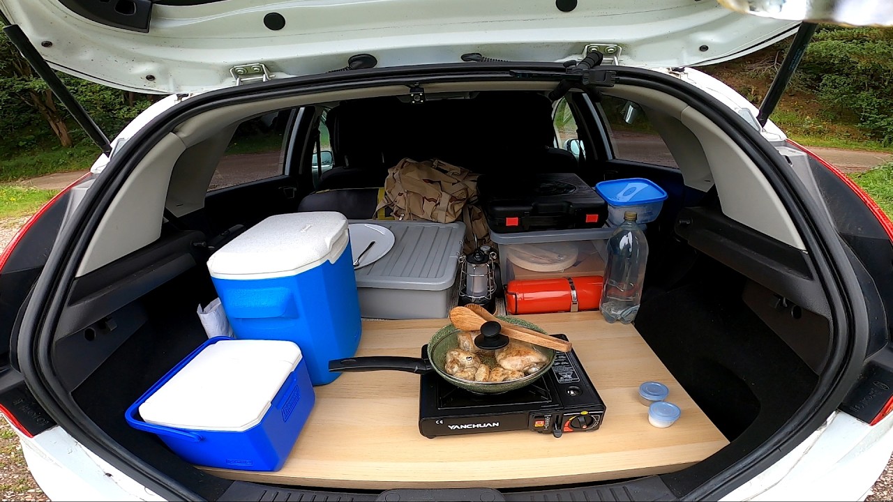 How to make a Carnivore Meal while Micro Camping - Car Boot Recipes