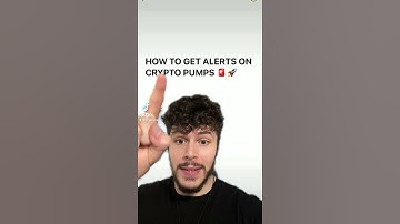 HOW TO GET ALERTS ON CRYPTO PUMPS 🚨