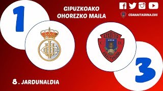 Real Union S.A.D. 1-3 C.D. Anaitasuna