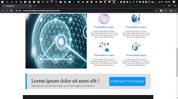 Complete Webpage Design without bootstrap II PSD to HTML II No body Fool