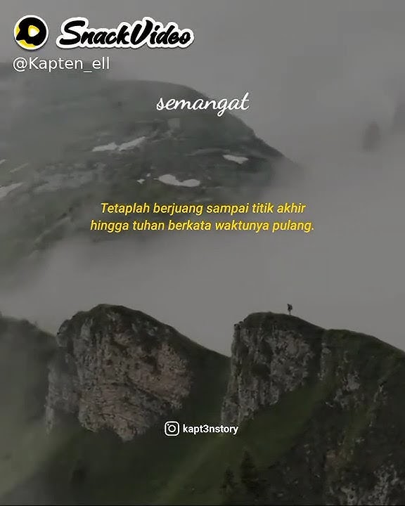 Story Wa Keren 30 Detik [ Semangat...] || Versi Snack Video