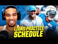 Inside the Lions, Packers and Saints Weekly Practice Schedule