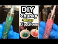 How to Make Lip Gloss |Chunky Glitter| |Very Detailed|🚨New Gloss Alert🚨