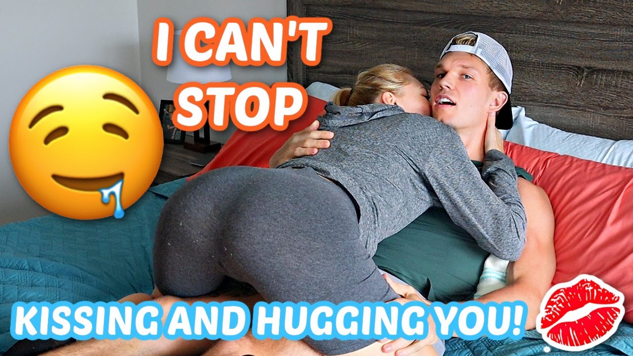 CAN'T STOP KISSING AND HUGGING MY BOYFRIEND PRANK! *24 hours*