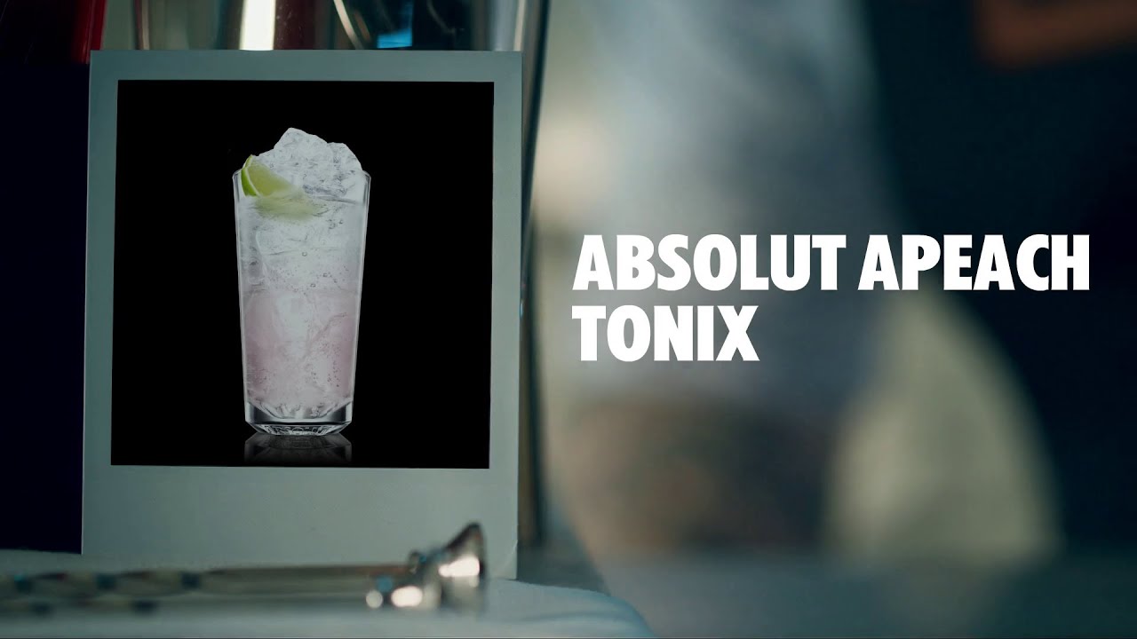 ABSOLUT APEACH TONIX DRINK RECIPE - HOW TO MIX