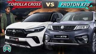 Proton X70 VS Toyota Corolla Cross, Yang Mana Berbaloi Dengan Harga?