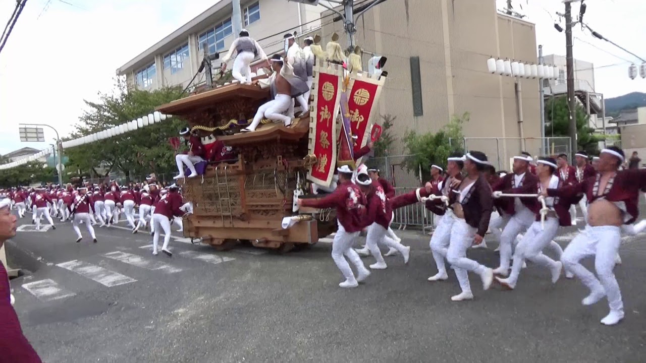 令和元年泉佐野市上之郷地区地車試験曳き Youtube
