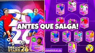 😱LO QUE DEBEMOS HACER ANTES DE LA ACTUALIZACION DREAM STARS 2026 DLS 26😳