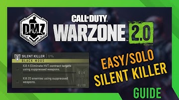 Silent Killer (Silenced HVT) GUIDE | DMZ Mission Guide | Simple | FAST