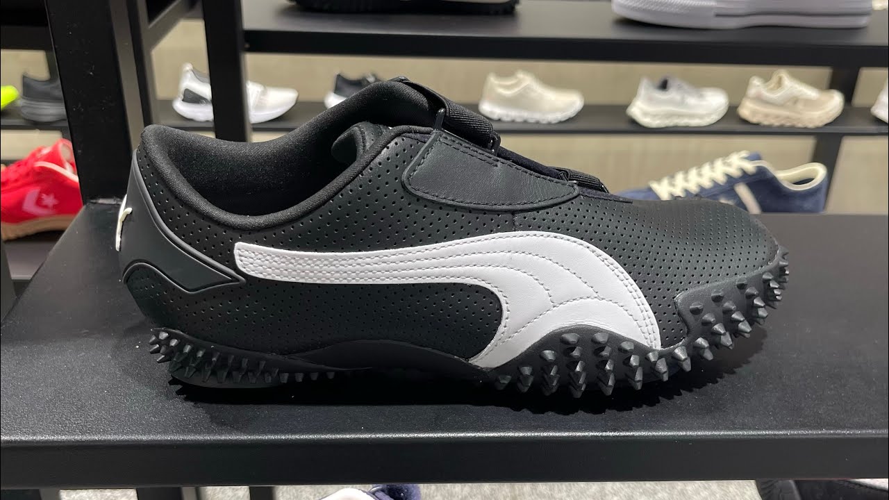 Puma Mostro “Perforated Leather Pack” (Black/ White) - Style Code: 397331-02