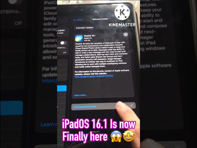 iPadOS 16.1 is now Finally here 😱🤩✨ class=