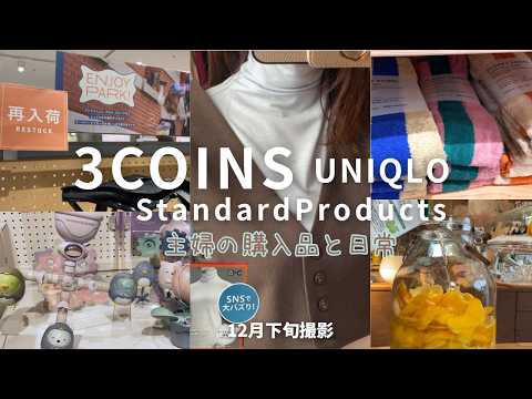 主婦Vlog｜3コインズ＆ユニクロ購入品｜スタンダードプロダクツ新商品｜自家製レモン酒