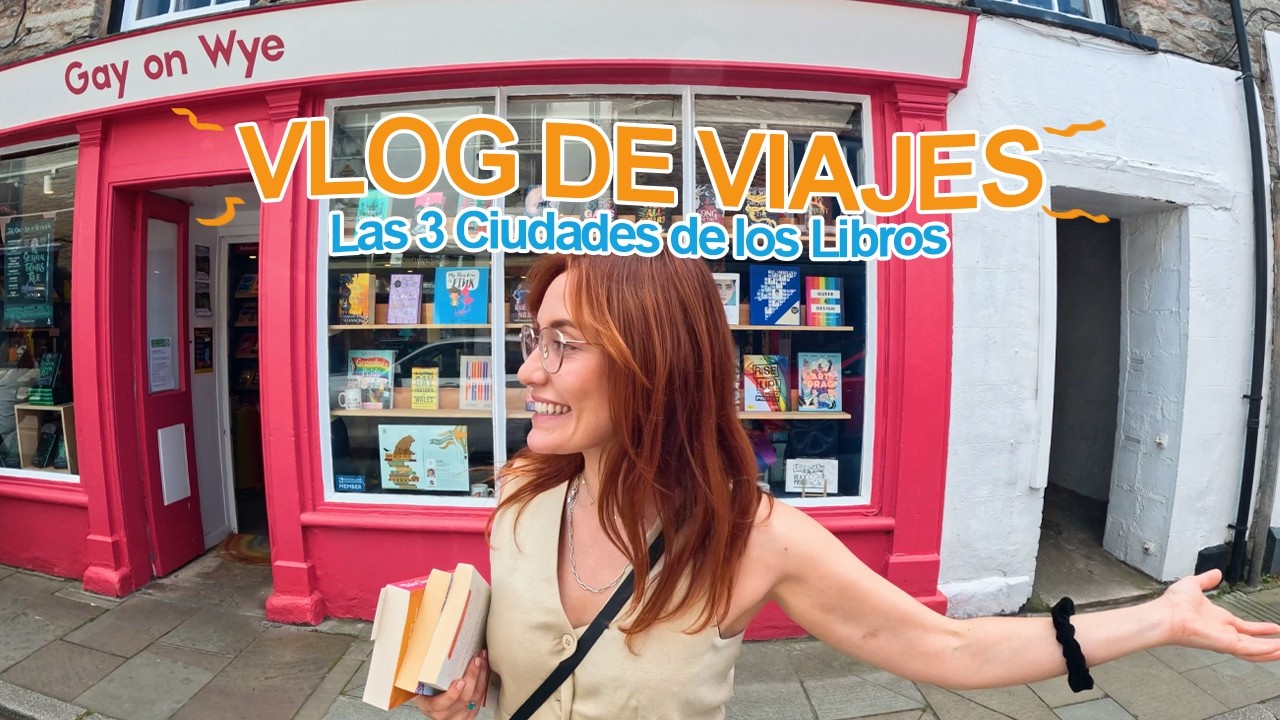 ¿CONOCIAS LAS CIUDADES DE LOS LIBROS? 📚 | Vlog de Viajes | Hay-On-Wye, Urueña y Montelieu