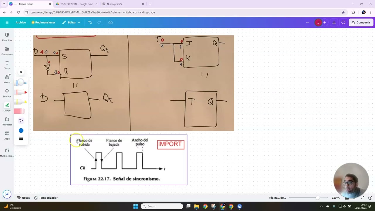 ELCA-Biestables RS-JK-D-T. Explicación