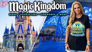 🔴LIVE: Magic Kingdom! Rides, Characters, Shows, Parades, Fireworks, More | Disney World | Orlando