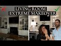 Modern Luxury Living Room Makeover on An EXTREME BUDGET!