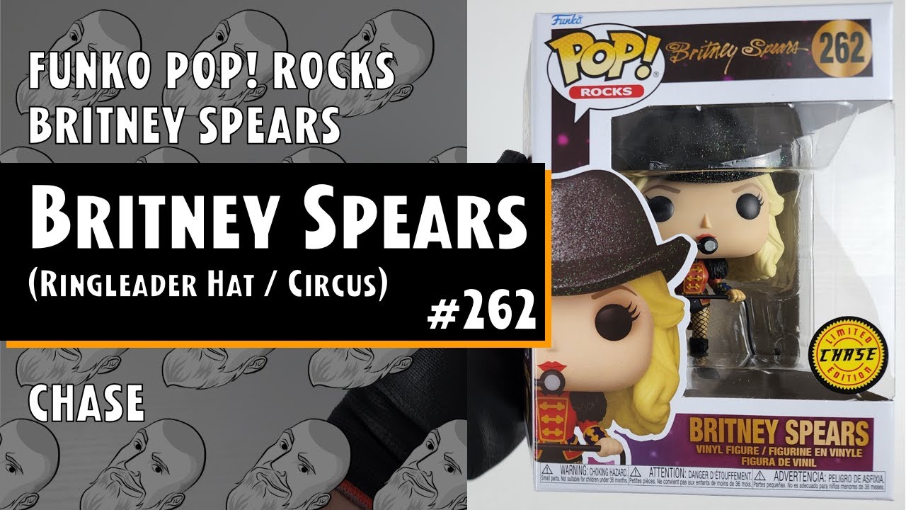 Funko Pop Britney Spears (Circus  Ringleader with Hat) - 262 - Chase //  Just One Pop Showcase 