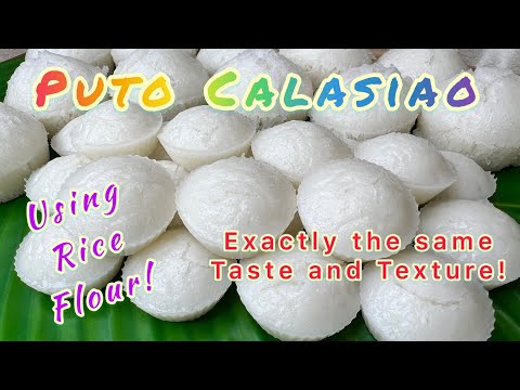 PUTO CALASIAO Using RICE FLOUR EXACT TASTE AND TEXTURE Quick And Easy Recipe PUTO BIGAS 