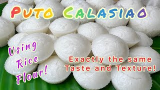 PUTO CALASIAO - Using RICE FLOUR! EXACT TASTE AND TEXTURE! Quick and Easy Recipe - PUTO BIGAS