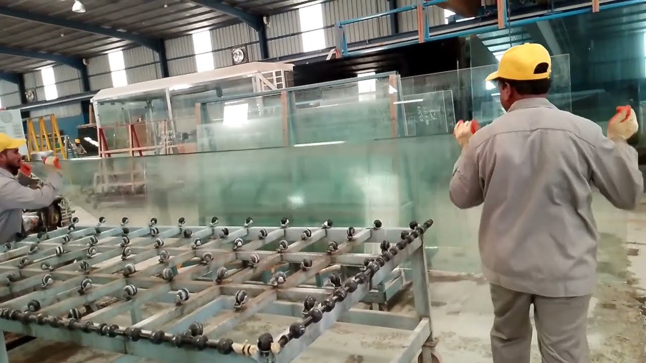 12MM Glass more Big size Eding temper processing 🔥🇸🇦💪