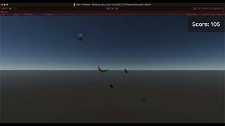 Progress for the fruitninja clone in unity