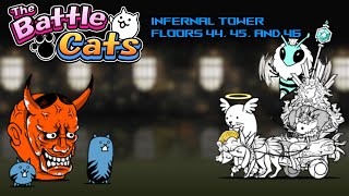 Infernal Tower Floors 44, 45, and 46 - The Battle Cats