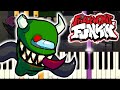 Ejected  friday night funkin vs impostor v3 piano tutorial